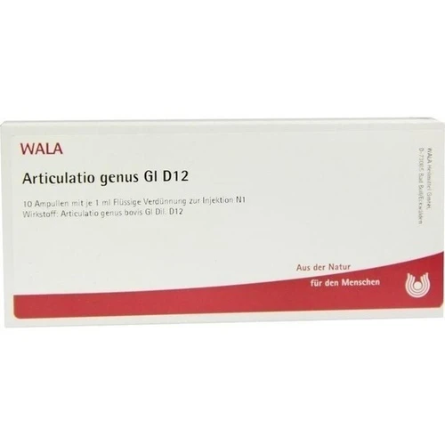 ARTICULATIO GENUS GL D12, 10x1 ml, Wala Heilmittel GmbH