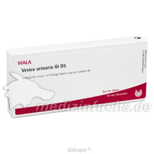 VESICA URINARIA GL D 5, 10x1 ml, Wala Heilmittel GmbH