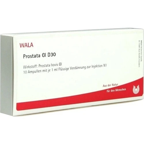 PROSTATA GL D30, 10X1 ML, Wala Heilmittel GmbH