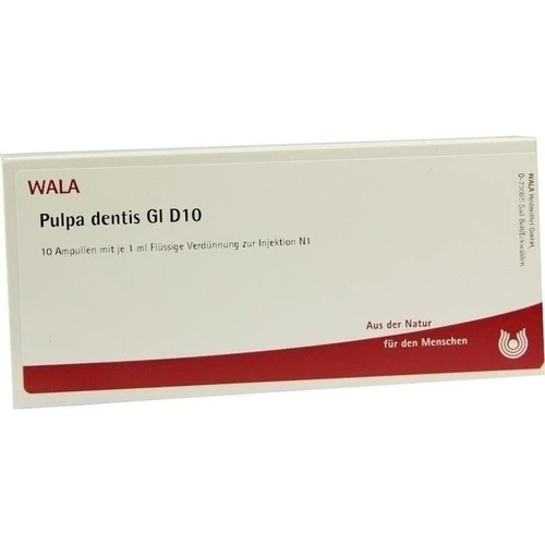 PULPA DENTIS GL D10, 10X1 ML, Wala Heilmittel GmbH