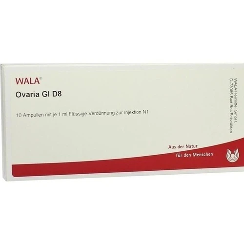 OVARIA GL D 8 Ampullen, 10X1 ml, WALA Heilmittel GmbH