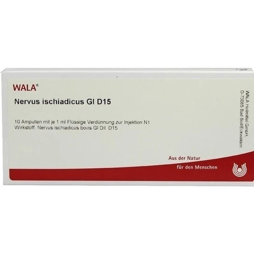 NERVUS ISCHIADICUS GL D15, 10x1 ml, Wala Heilmittel GmbH
