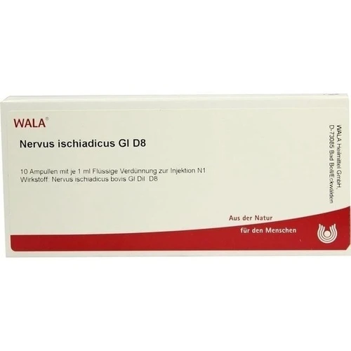 NERVUS ISCHIADICUS GL D 8, 10x1 ml, Wala Heilmittel GmbH