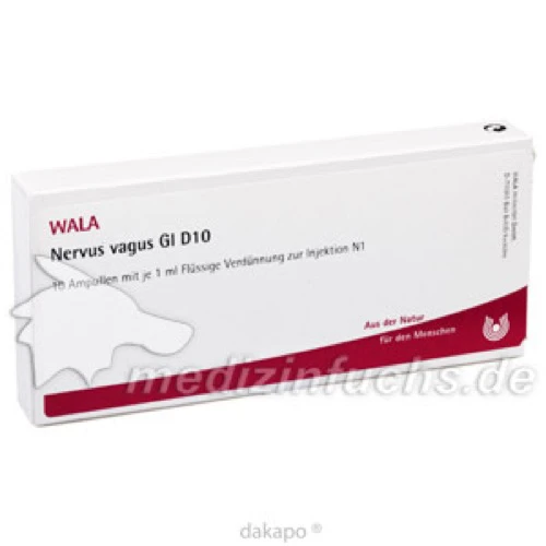 NERVUS VAGUS GL D10, 10x1 ml, Wala Heilmittel GmbH
