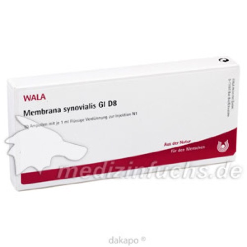 MEMBRANA SYNOVIALIS GL D 8, 10X1 ML, Wala Heilmittel GmbH