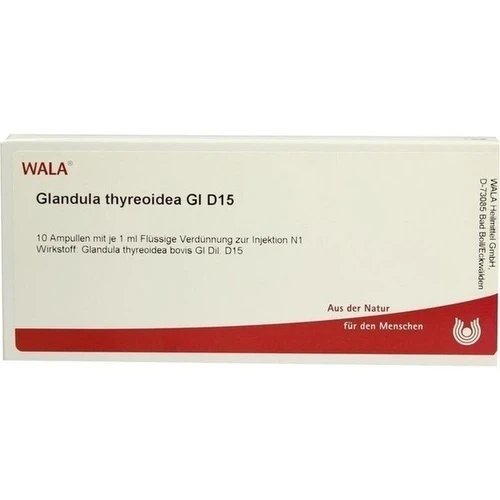 GLANDULA THYREOIDEA GL D15, 10x1 ml, Wala Heilmittel GmbH