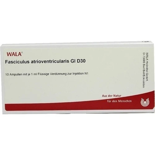 FASCICULUS ATRIOVEN GL D30, 10x1 ml, Wala Heilmittel GmbH