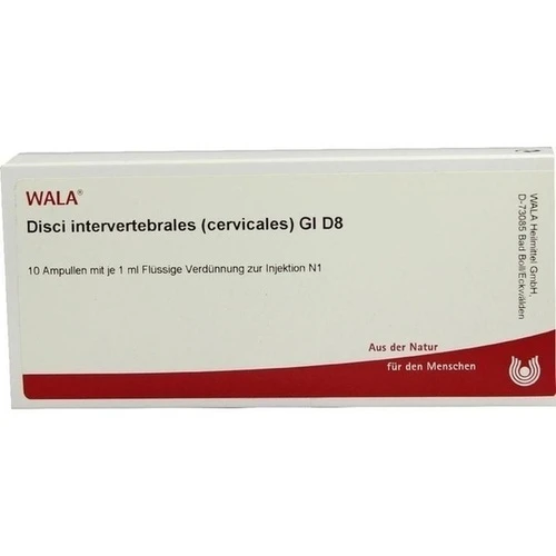 DISCI intervertebrales cervicales GL D 8 Ampullen, 10x1 ml, WALA Heilmittel GmbH