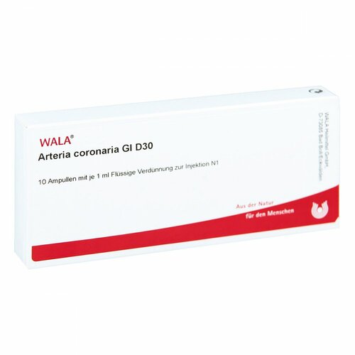 ARTERIA CORONARIA GL D30, 10x1 ml, Wala Heilmittel GmbH