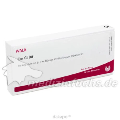 COR GL D 8, 10x1 ml, Wala Heilmittel GmbH