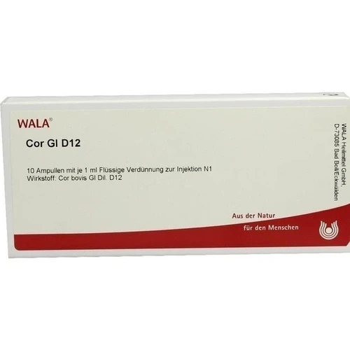 COR GL D12, 10x1 ml, Wala Heilmittel GmbH