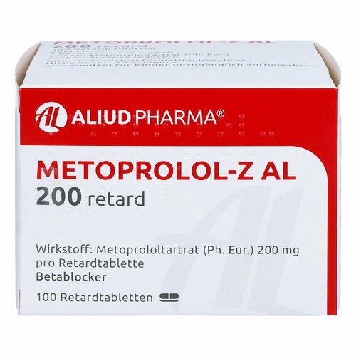 Metoprolol-Z AL 200 retard, 100 ST, Aliud Pharma GmbH