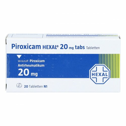 Piroxicam HEXAL 20mg tabs, 20 ST, HEXAL AG