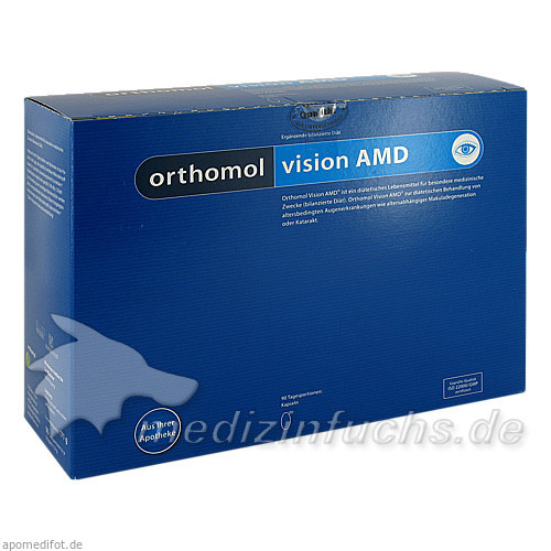 ORTHOMOL Vision AMD Kapseln, 90 Stk., Orthomol Pharmazeutische Vertriebs GmbH