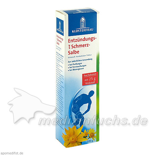 KLOSTERFRAU Entzuendungs- und Schmerz Salbe, 100 g, MCM Klosterfrau Vertriebsgesellschaft mbH