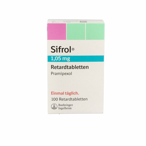 Sifrol 1.05mg, 100 ST, Boehringer Ingelheim Pharma GmbH & Co. KG