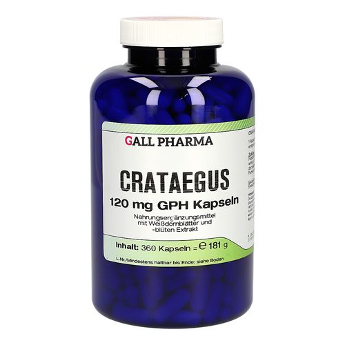 Crataegus 120 mg GPH Kapseln, 360 Stk., Hecht-Pharma GmbH