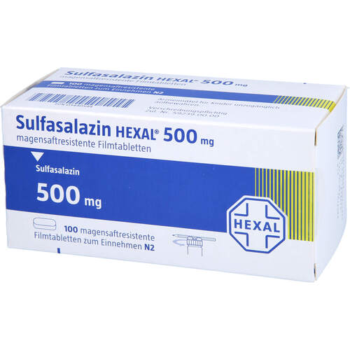 Sulfasalazin HEXAL 500mg, 100 st, HEXAL AG