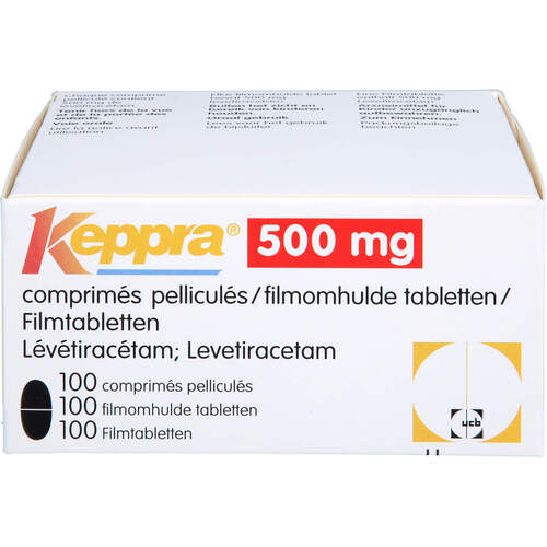 Keppra 500mg Filmtabletten, 100 Stk., Docpharm GmbH