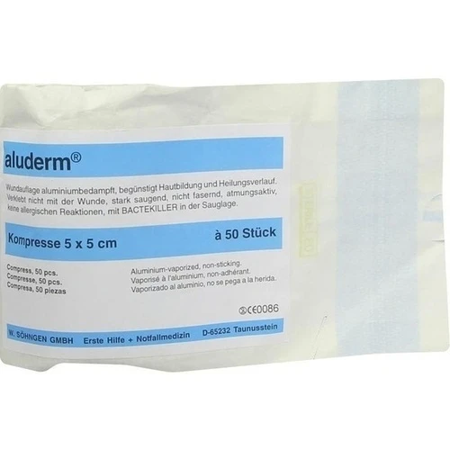ALUDERM KOMPRESSEN 5X5CM, 50 Stk., W.S&ouml;hngen GmbH