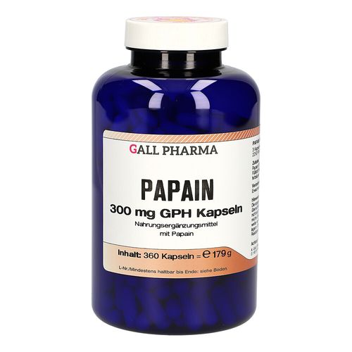 Papain 300 mg GPH Kapseln, 360 Stk., Hecht-Pharma GmbH