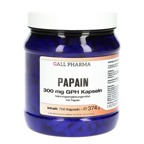 Papain 300 mg GPH Kapseln, 750 Stk., Hecht-Pharma GmbH