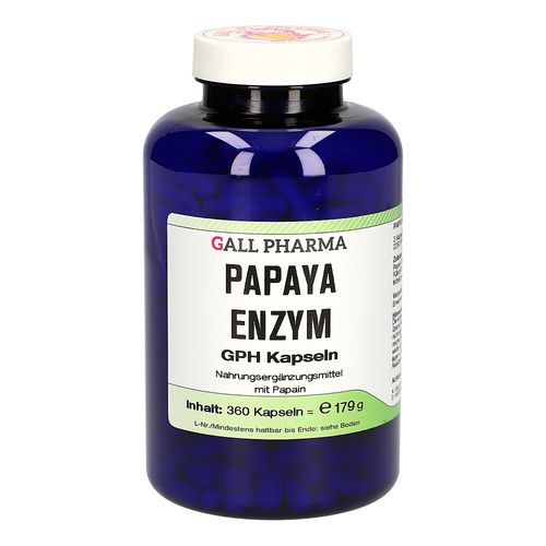 Papaya Enzym GPH Kapseln, 360 Stk., Hecht-Pharma GmbH