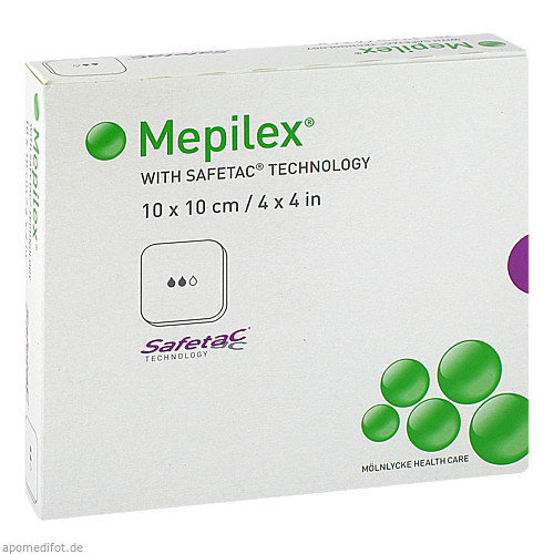 MEPILEX 10x10cm Schaumverband, 5 ST, Actipart GmbH