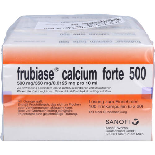 FRUBIASE CALCIUM FORTE 500, 100 Stk., STADA Consumer Health Deutschland GmbH