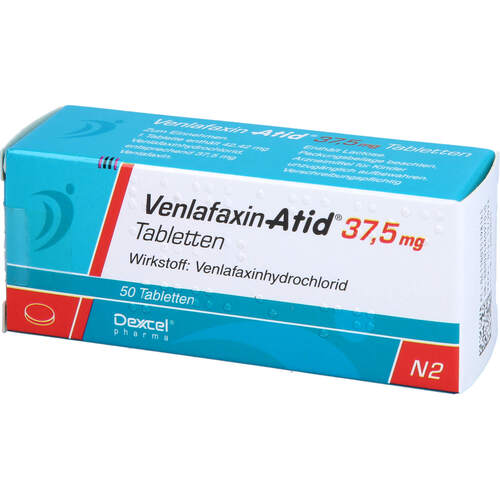 Venlafaxin Atid 37.5mg Tabletten, 50 Stk., Dexcel Pharma GmbH