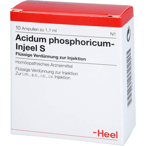 ACIDUM PHOS INJ S, 10 Stk., Biologische Heilmittel Heel GmbH