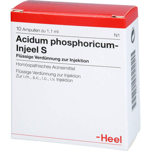 ACIDUM PHOS INJ S, 10 st, Biologische Heilmittel Heel GmbH