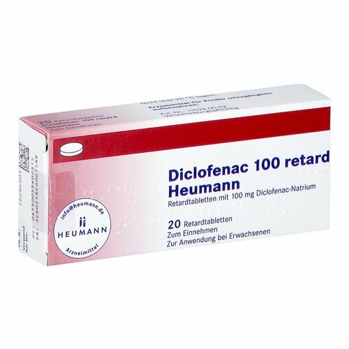 DICLOFENAC 100 RETARD HEUMANN, 20 ST, Heumann Pharma GmbH & Co. Generica KG