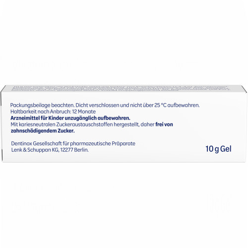 DENTINOX GEL N ZAHNUNGSHI, 10 g, Dentinox Gesellschaft für pharmazeutische Präparate