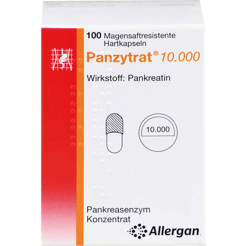PANZYTRAT 10.000 Kapseln, 100 Stk., AbbVie Deutschland GmbH & Co. KG