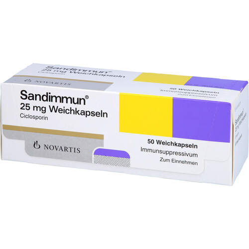 SANDIMMUN 25MG, 50 Stk., Novartis Pharma GmbH