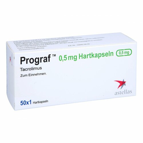 Prograf 0.5mg Kapseln B, 50 Stk., Docpharm GmbH