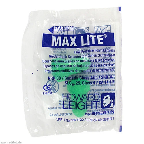 HOWARD LEIGHT MAX-LITE GEHÖRSCHUTZSTÖPSEL, 2 Stk., Axisis GmbH