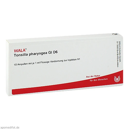 TONSILLA PHARYNGEA GL D 6 Ampullen, 10x1 ml, WALA Heilmittel GmbH