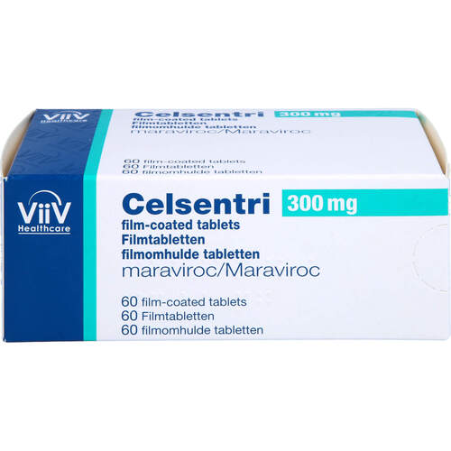 Celsentri 300mg, 60 Stk., Viiv Healthcare GmbH