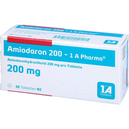 Amiodaron 200 - 1A Pharma, 50 Stk., 1 A Pharma GmbH
