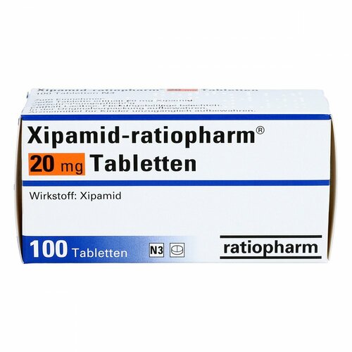 Xipamid-ratiopharm 20mg Tabletten, 100 Stk., ratiopharm GmbH