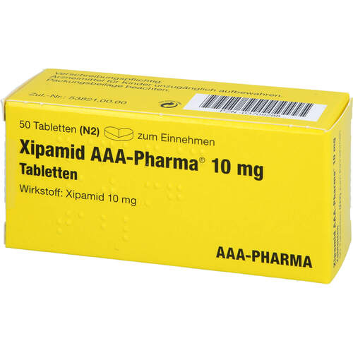 Xipamid 10mg AAA-Pharma Tabl., 50 ST, Aaa - Pharma GmbH