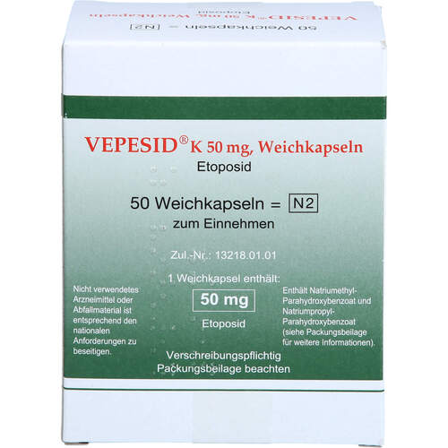 VEPESID K 50MG, 50 Stk., Cheplapharm Arzneimittel GmbH