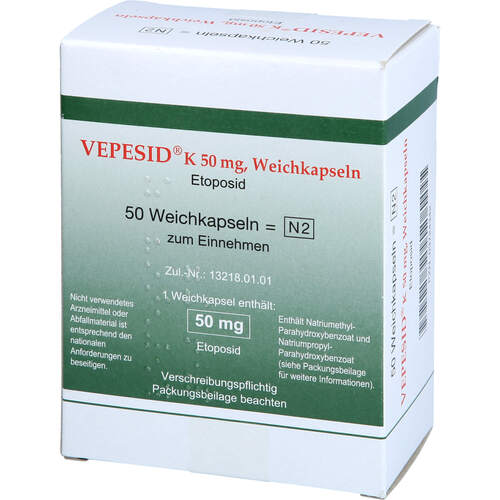 VEPESID K 50MG, 50 Stk., Cheplapharm Arzneimittel GmbH