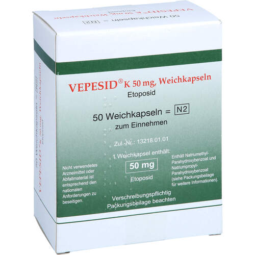 VEPESID K 50MG, 50 ST, Cheplapharm Arzneimittel GmbH