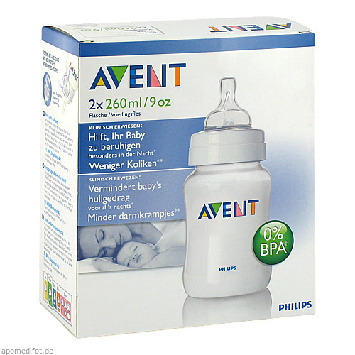 AVENT ANTI-KOLIK FLASCHE PP 2X260ML, 2 ST, Philips GmbH