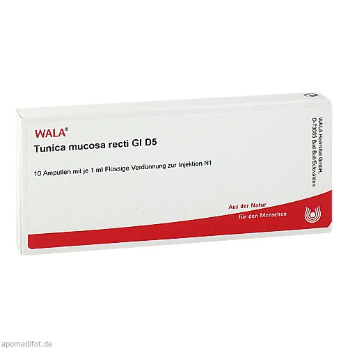 TUNICA mucosa recti GL D 5 Ampullen, 10x1 ml, WALA Heilmittel GmbH
