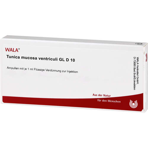 TUNICA MUCOSA VENTR GL D10, 10x1 ml, Wala Heilmittel GmbH