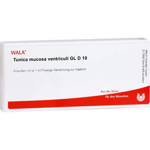 TUNICA MUCOSA VENTR GL D10, 10x1 ml, Wala Heilmittel GmbH